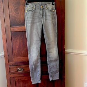 7 For All Mankind Skinny Jeans; Size 27